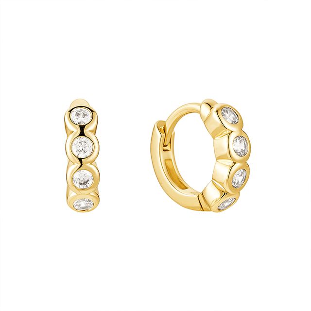 Luxe Loop Huggie Hoops