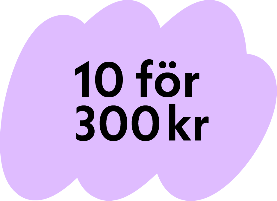 MIx & match 10 produkter för 300 kr!
*Gäller i 10 för 300 kategorin MIx & match 10 produkter för 300 kr!
*Gäller i 10 för 300 kategorin