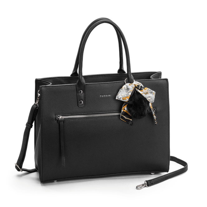 Anna PC-veske med skulderrem 14" Svart