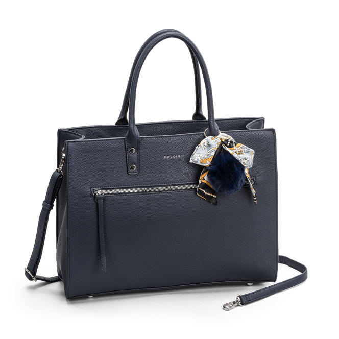 Anna PC-veske med skulderrem 14" Marine