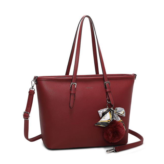 Anna tote bag large Rød