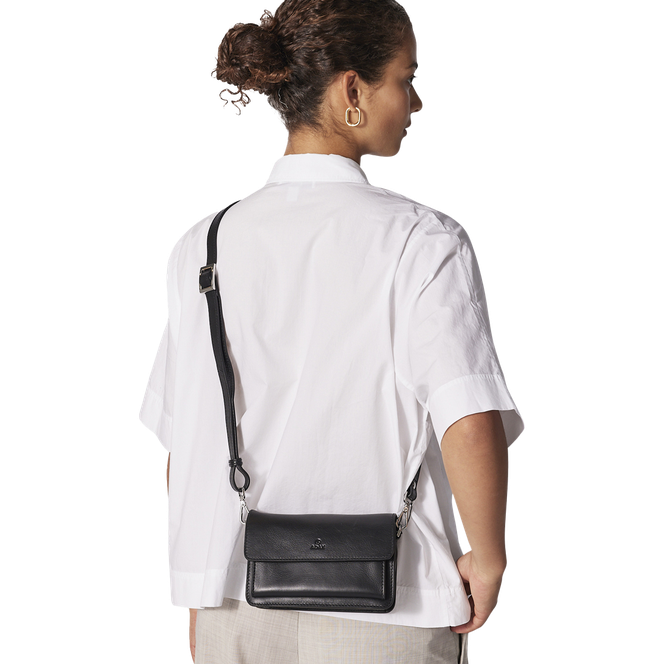 Portofino shoulder bag Rosie Svart
