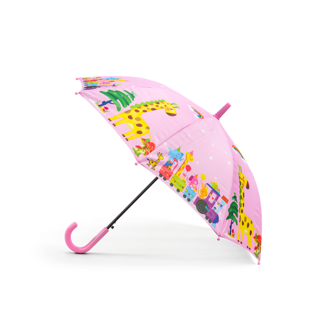 Drops barneparaply m/barnemotiv Rosa