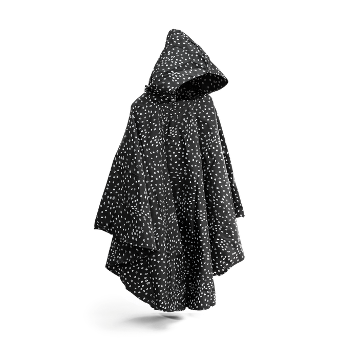 Drops Poncho Black/white