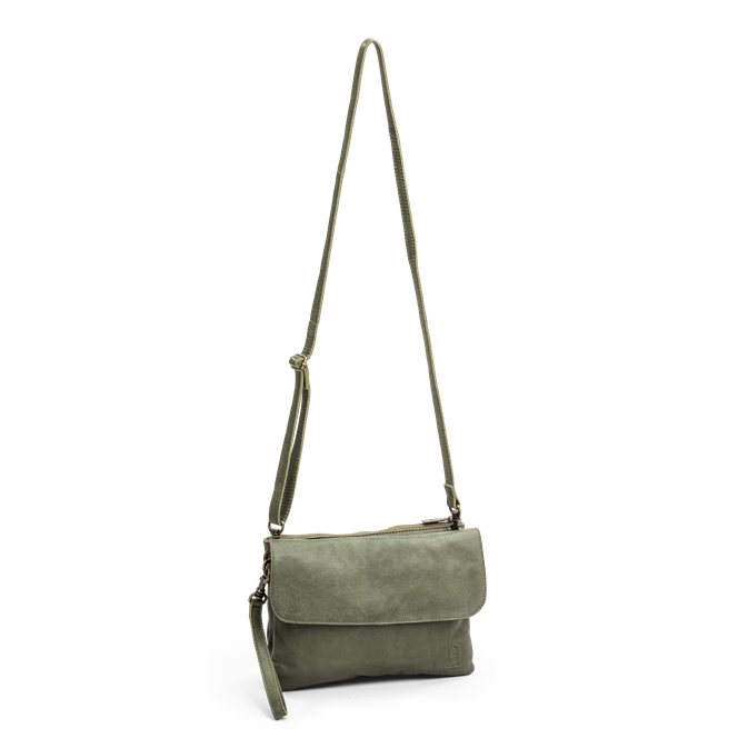 AMSTERDAM Clutch/skulderveske Moss