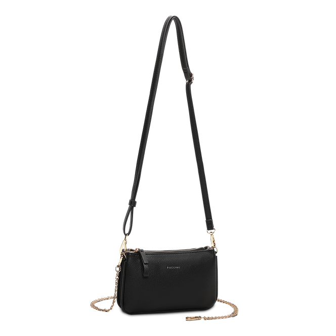Clutch i crossbodymodell – Martina Svart