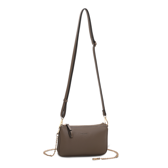 Clutch i crossbodymodell – Martina Taupe