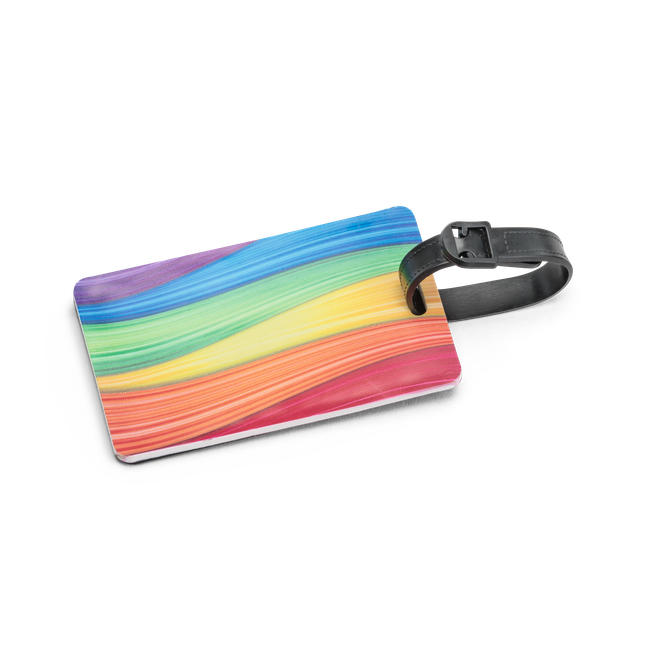 Pattern bagasjelapp Rainbow