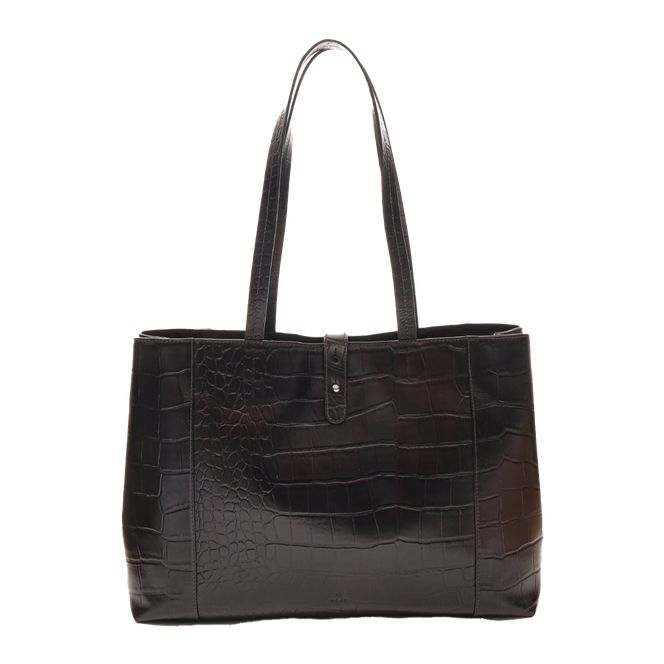 Shopper, Skinn Mørk brun