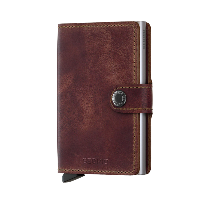 Miniwallet Vintage Brown Brun