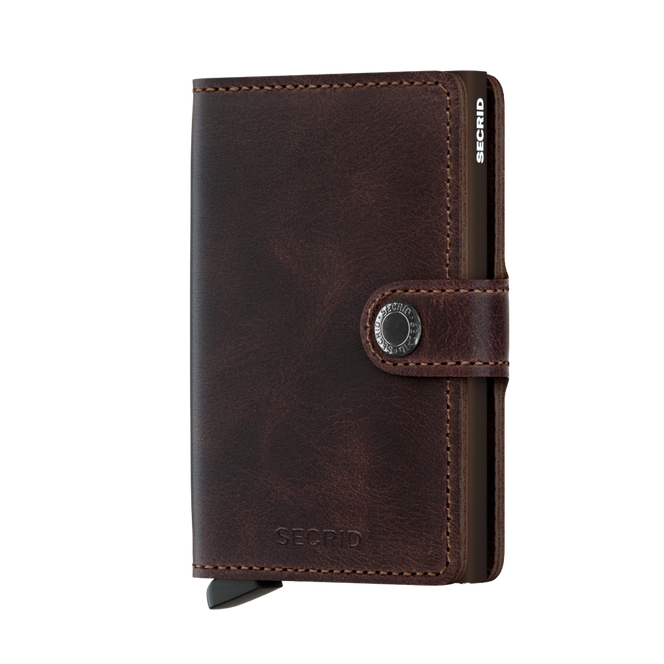 Miniwallet Vintage Chocolate Brun
