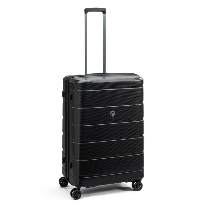Edge utvidbar stor koffert 76 cm, 102/112 L Svart