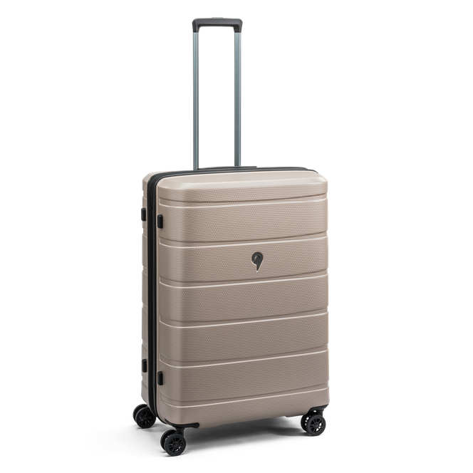 Edge utvidbar stor koffert 76 cm, 102/112 L Champange