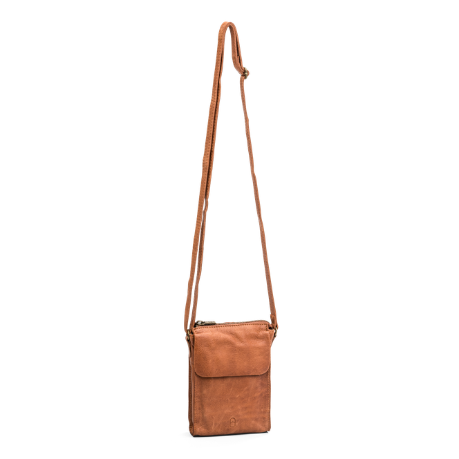 Phonebag i skinn Phonebag i skinn Brun