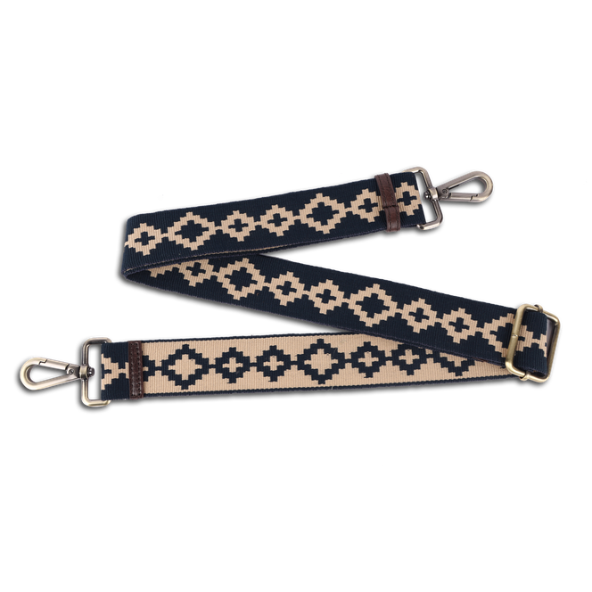 Casual classic Skulderrem Beige/navy