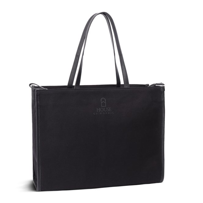 Summer Love large tote bag Svart