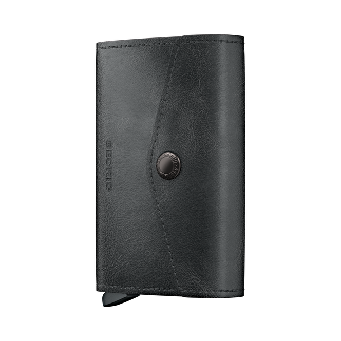 Envelope wallet vintage Black Svart