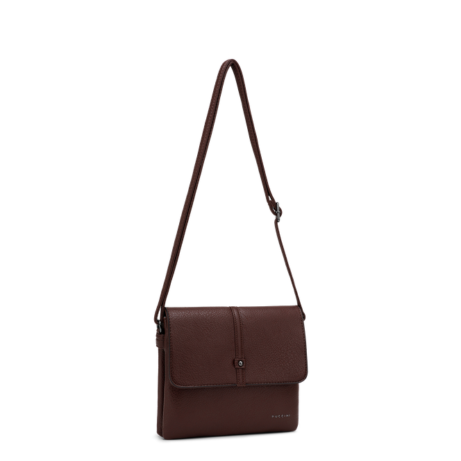 Abby crossbody-veske med klaff Abby crossbody-veske med klaff Brun