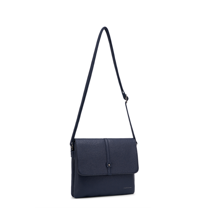 Abby crossbody-veske med klaff Abby crossbody-veske med klaff Marine