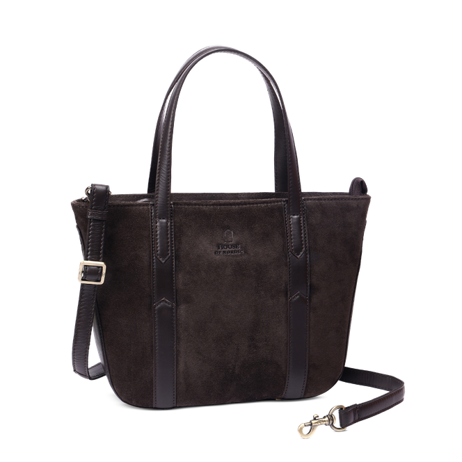Classics small tote bag Mørk brun