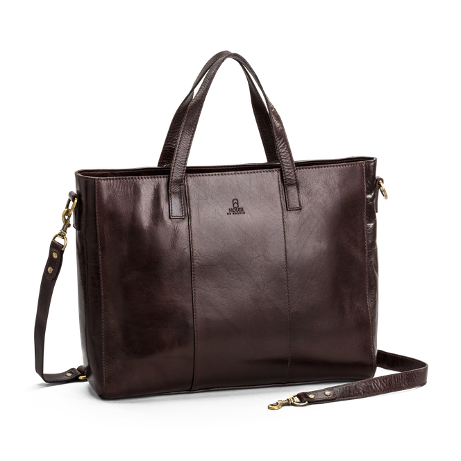 Classic tote bag Mørk brun