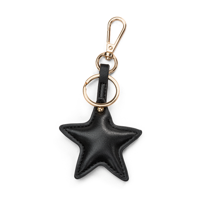 Bag charm/nøkkelring stjerne Bag charm/nøkkelring stjerne Svart