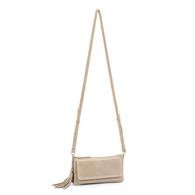Suede clutch Suede clutch Beige