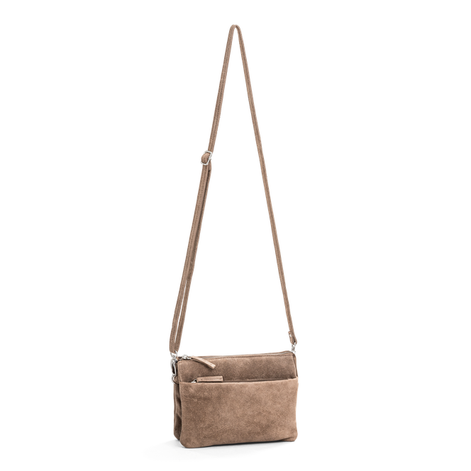 Suede large clutch Suede large clutch Mørk brun