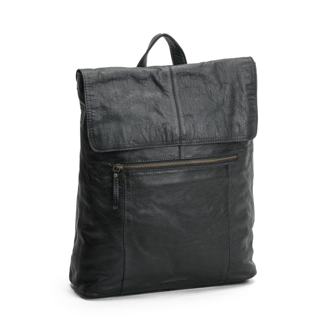 Ryggsekk skinn 13" laptop Svart