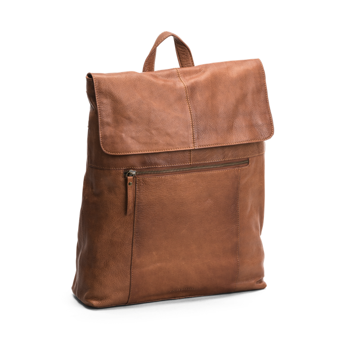 Ryggsekk skinn 13" laptop Brun
