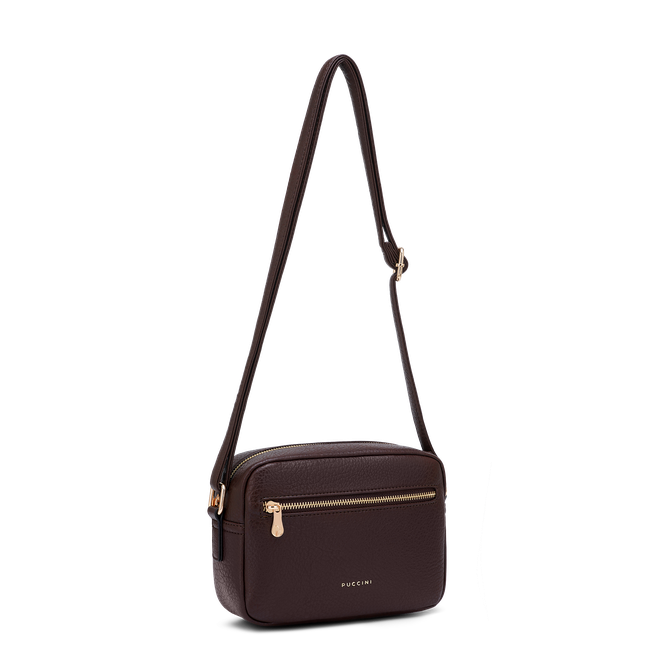 Disa Crossbody-veske Mørk brun