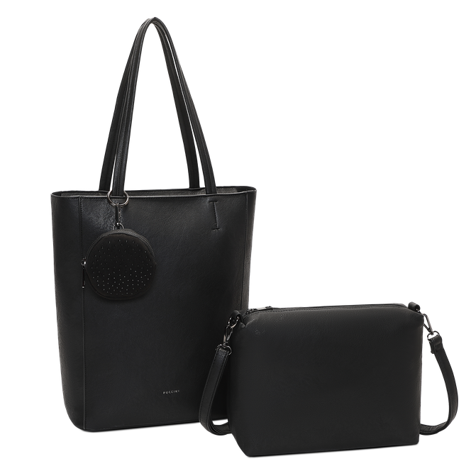 Linea tote bag 2-i-1 sett Svart
