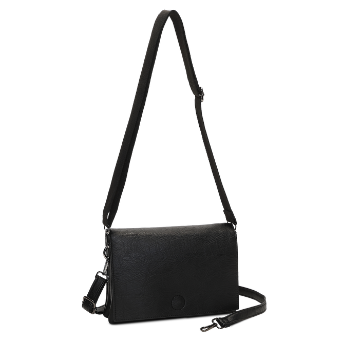 Isabel crossbody-veske med klaff Isabel crossbody-veske med klaff Svart