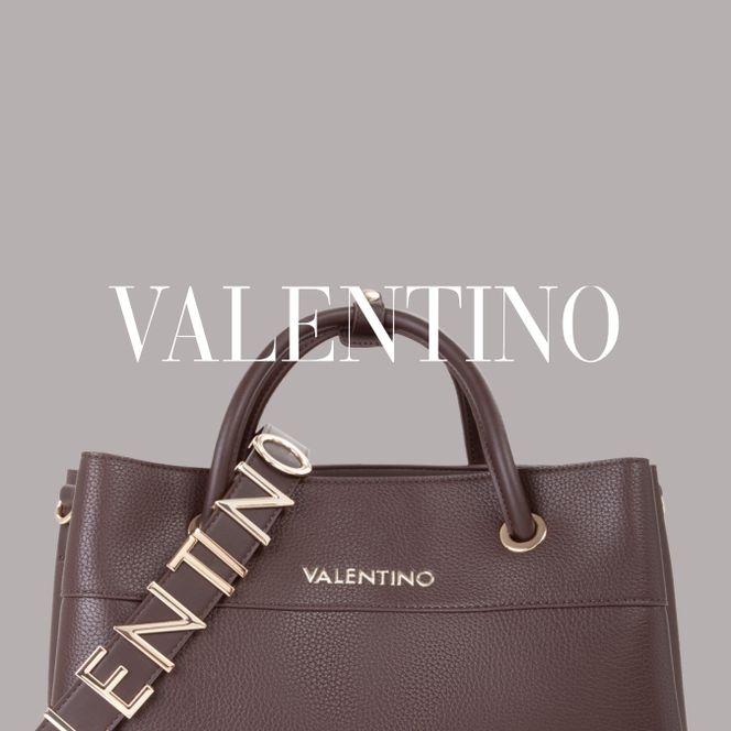 brun håndveske valentino