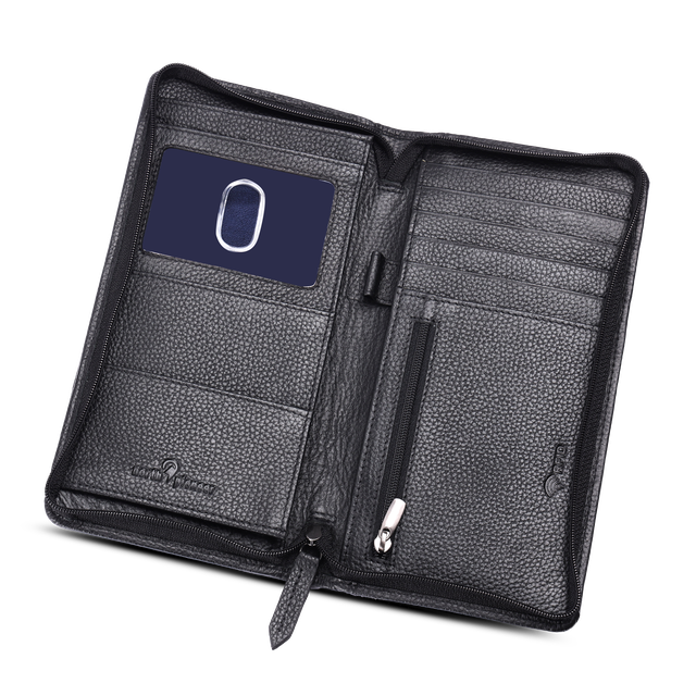 North Pioneer Reisemappe – skinn RFID-beskyttelse North Pioneer Reisemappe – skinn RFID-beskyttelse