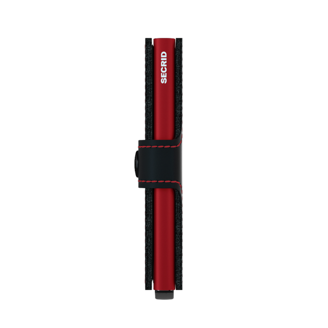 Miniwallet Matte Black-Red