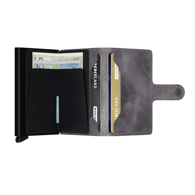 Miniwallet Vintage Grey-Black