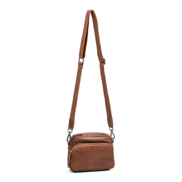 Crossbody skinnveske
