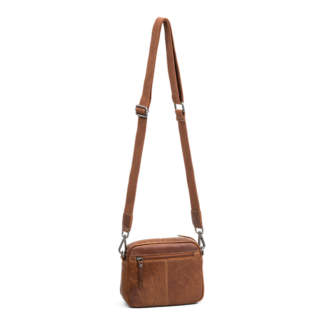 Crossbody skinnveske