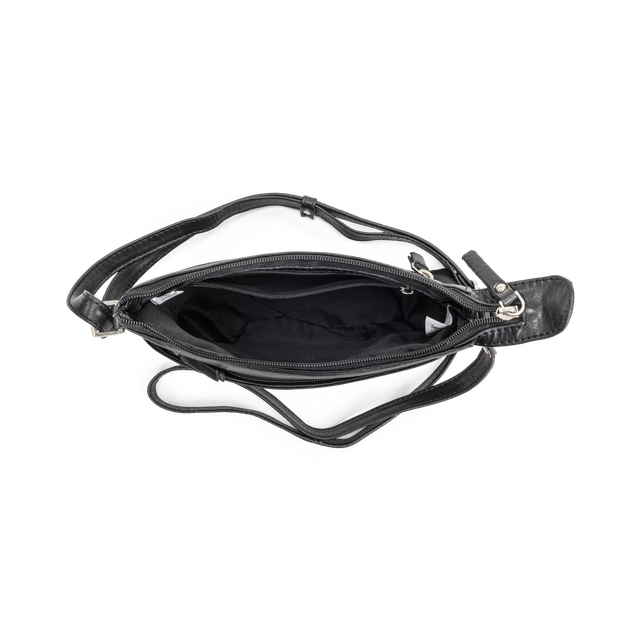 Crossbody skinnveske