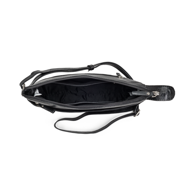 Crossbody skinnveske