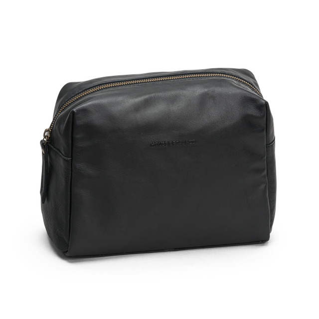 Toalettveske i skinn