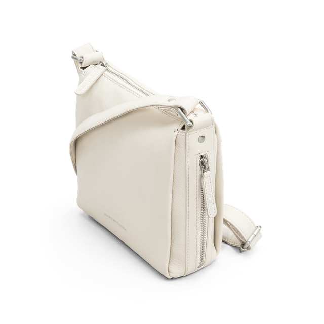 Crossbody skulderveske i skinn