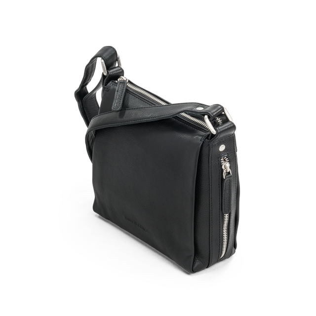 Crossover skulderveske skinn