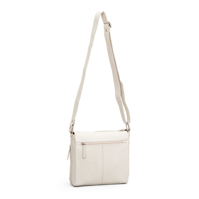 Crossbody skulderveske i skinn