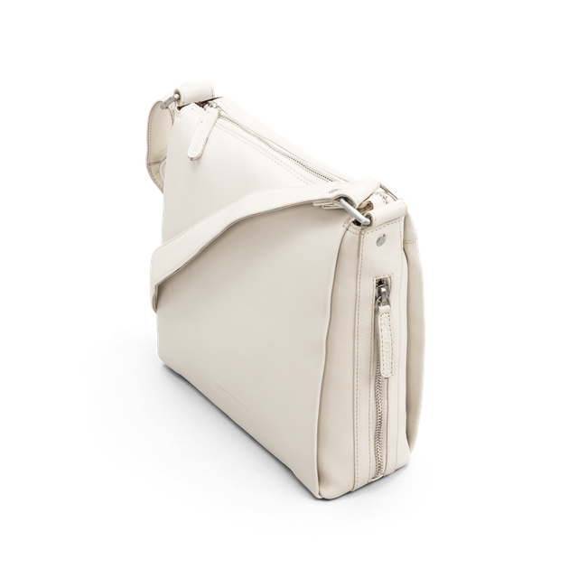 Crossbody skulderveske i skinn