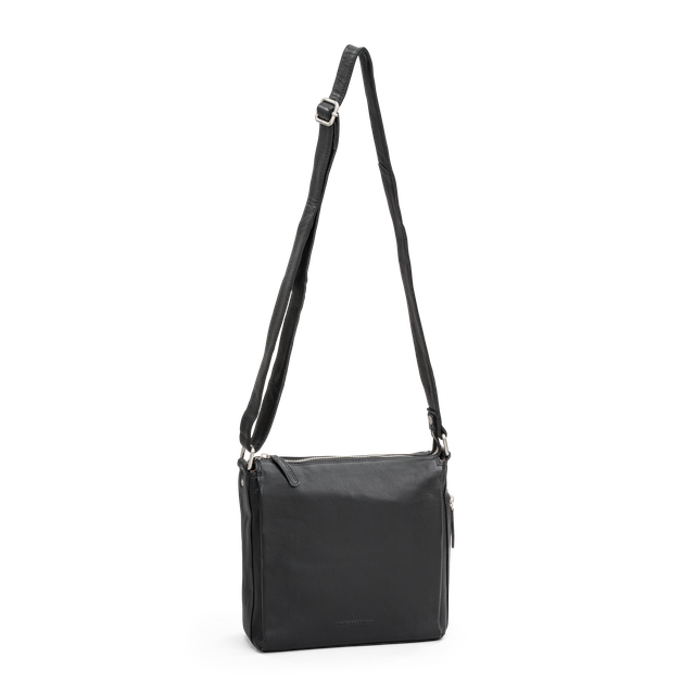 Crossover skulderveske skinn