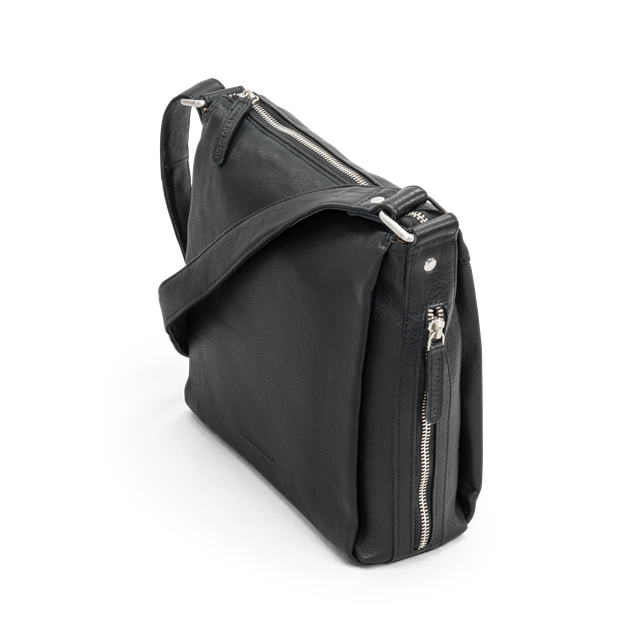 Crossover skulderveske skinn