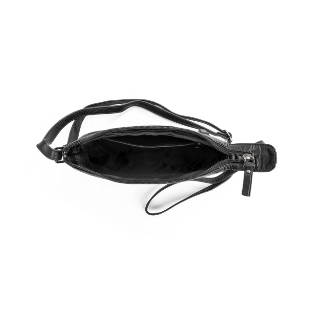 Skulderveske i skinn