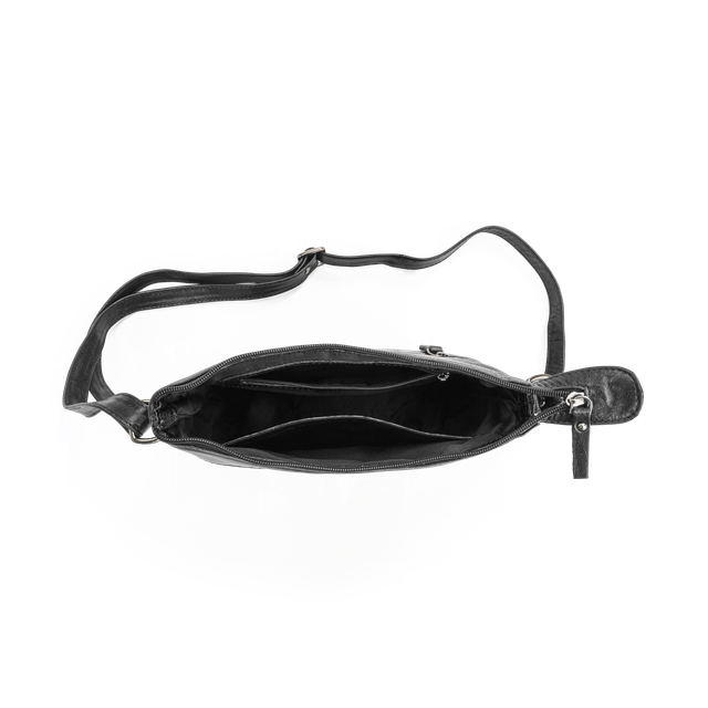 Crossover-veske i skinn